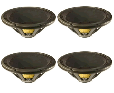 4 x Eminence DELTA PRO 18 8ohm 18" 500watt Speakers -BUNDLE DEAL